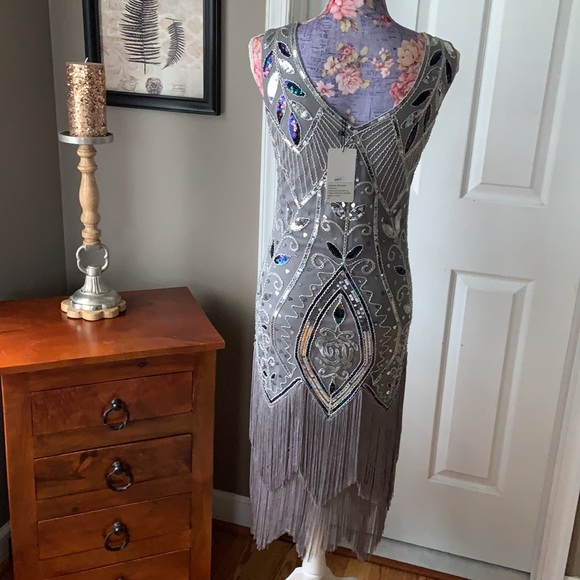 NWT Sequin Flapper Dress - Picture 5 of 8